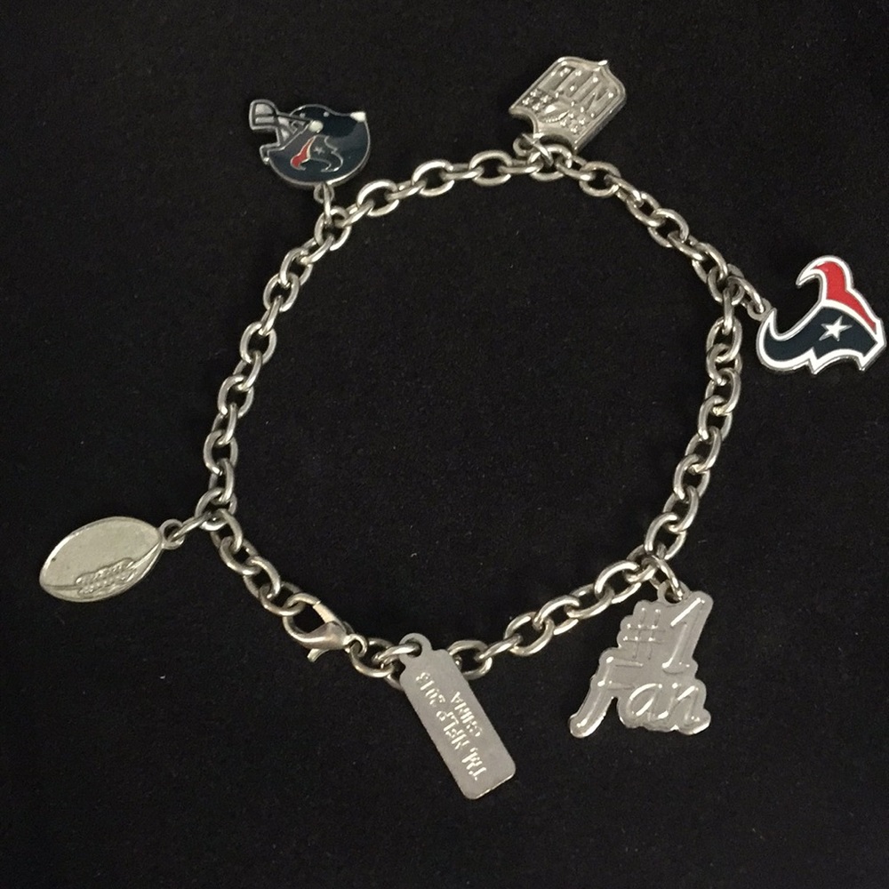 Houston Texans charm bracelet vintage NFL